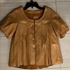 Butterscotch Gap shortsleeve leather jacket